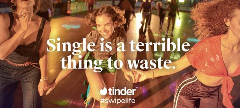 TINDER SINGLE IS A TERRIBLE THING TO WASTE