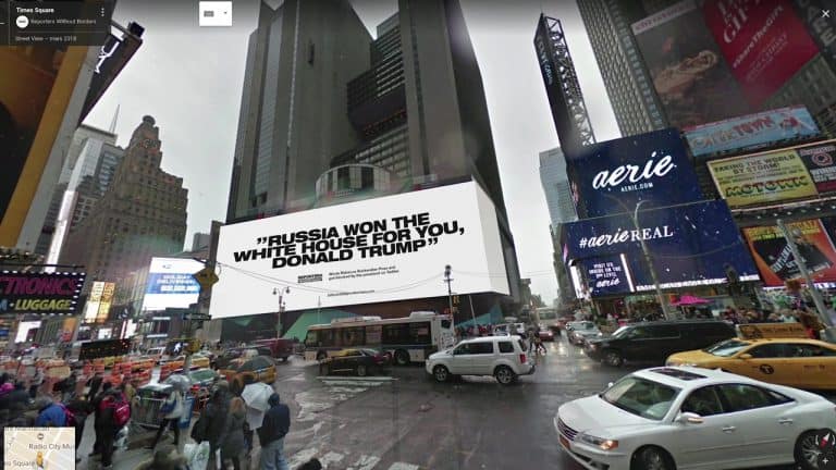 Hijack Advertising Billboards Beyond Borders
