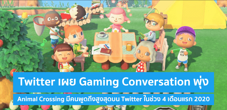 Animal Crossing จาก Nintendo Switch ถูกพูดถึงมากสุดบน Twitter