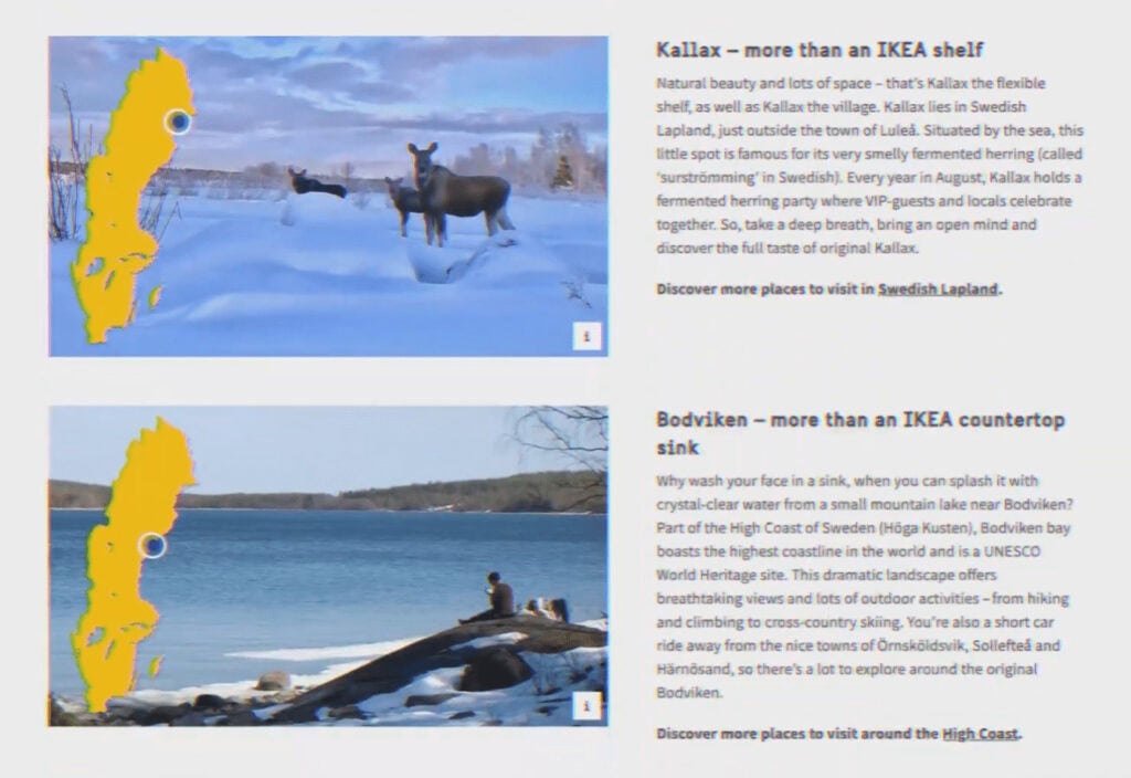 Visit Sweden Website