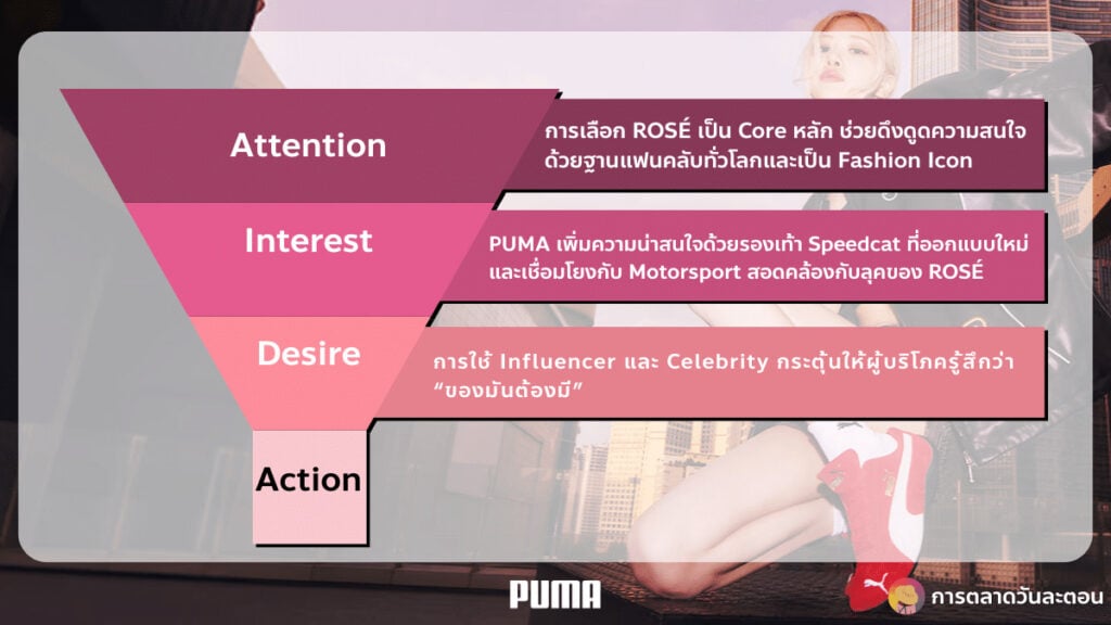 กลยุทธ์ PUMA AIDA Model