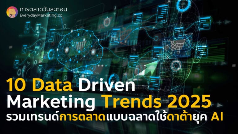 10 Data Driven Marketing Trends 2025 รวมเทรนด์การตลาดแบบฉลาดใช้ดาต้าในยุค AI