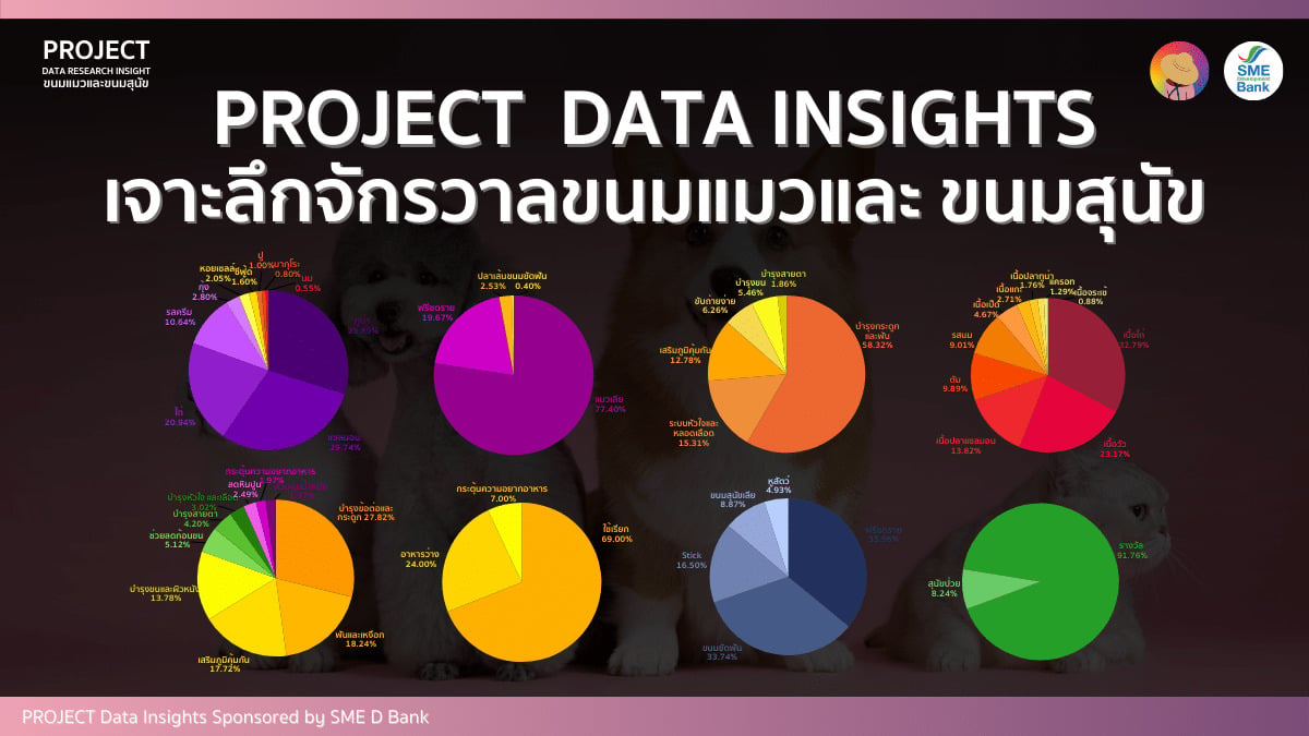 Data Research Insights ขนมแมว ขนมสุนัข