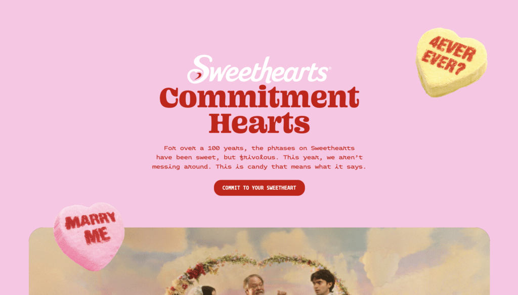 การตลาด Sweethearts ขนมหวาน