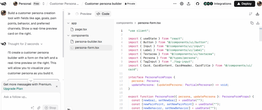 จากไอเดียสู่ MVP สร้างเว็บแอปดูแลลูกค้าใน 5 นาทีด้วย V0.dev Vercel