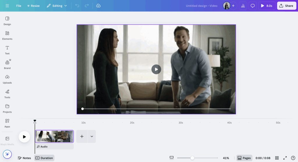 สร้างวิดีโอด้วย Canva AI + Google Veo 3 แค่พิมพ์ Prompt ก็พร้อมใช้
