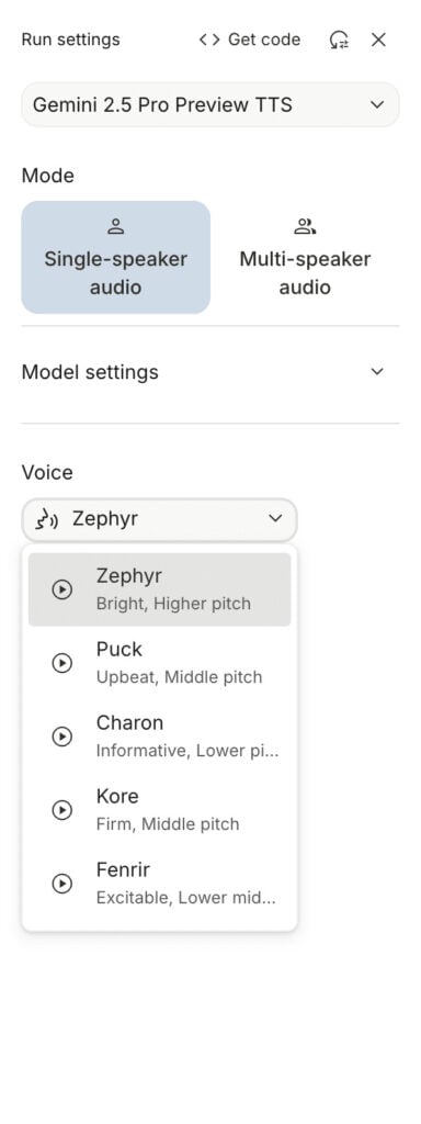AI สร้างเสียง Text to speech ด้วย Google AI Studio