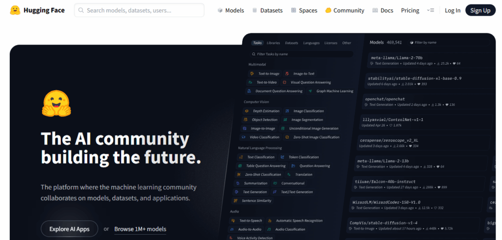 Hugging Face, Nick Panaya Sudta,
Hugging Face Spaces AI Model