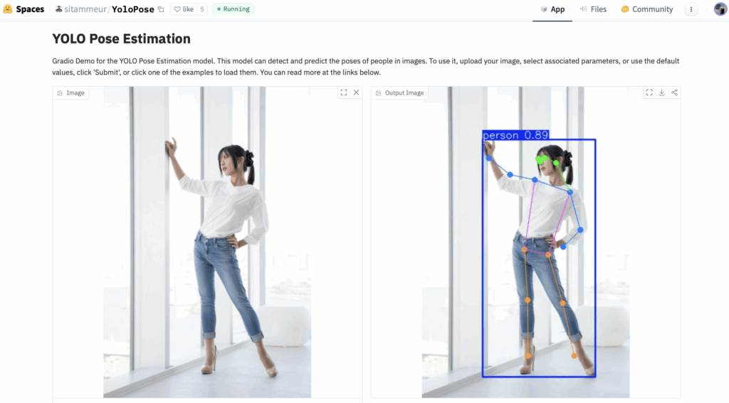 Hugging Face, Nick Panaya Sudta,
Hugging Face Spaces AI Model,
Yolo11, Object detection, Pose 