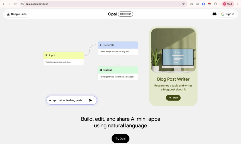 สอนใช้ Google Opal สร้าง Mini App ง่าย ๆ แบบ No-Code