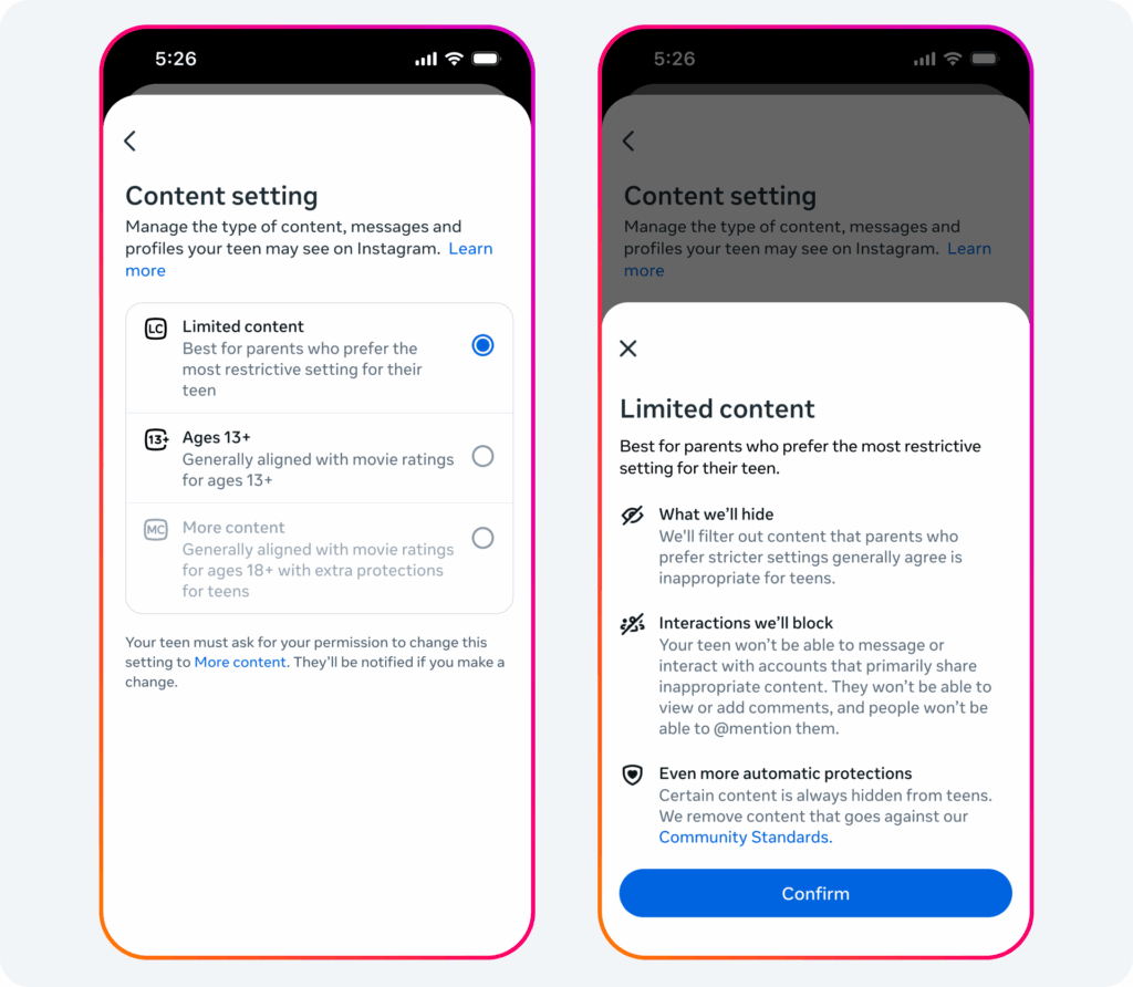 Instagram Teen Accounts