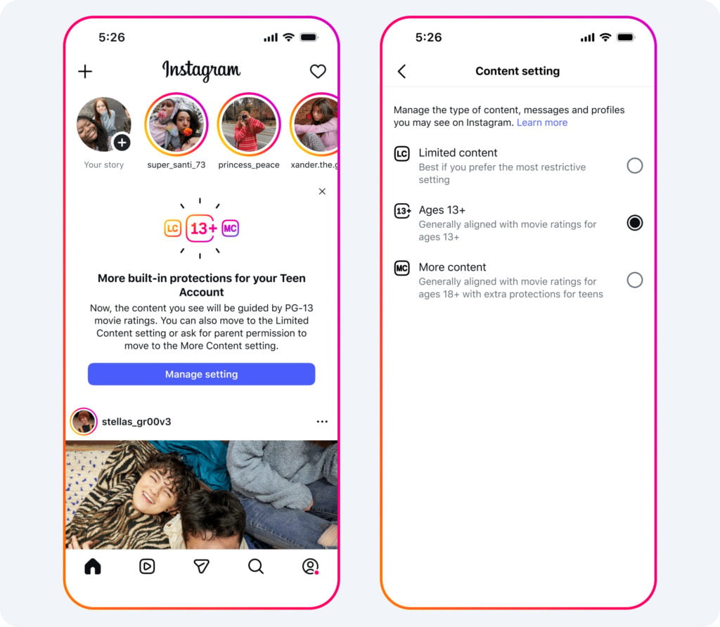 Instagram Teen Accounts