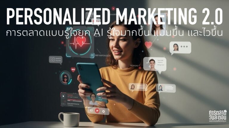 เทรนด์การตลาดแบบรู้ใจยุค AI Personalized Marketing 2.0 กับการรู้ใจที่มากขึ้น แม่นขึ้น และไวขึ้นกว่าเดิมด้วย LLM และ Agentic AI