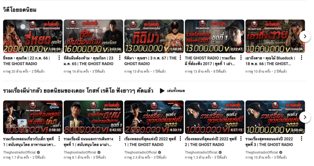 การตลาด The Ghost Radio