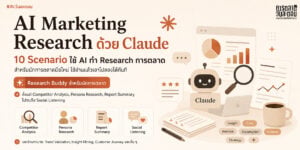 AI Marketing Research ด้วย Claude รวม 10 Scenario ใช้ AI ทำ Research การตลาด ฉบับนักการตลาดมือใหม่ ที่ประหยัดเวลาลงได้ 5-10 เท่า