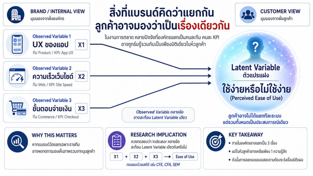 EFA CFA วิจัยการตลาด