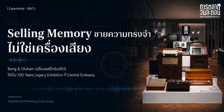 Experiential Marketing เกมที่ Bang & Olufsen เปลี่ยนร้านเป็นพิพิธภัณฑ์ 100 ปี โชว์ของสะสม 70 ชิ้น คัดสรร 8 ปี เปิดชมฟรี สู่ 4 บทเรียนสร้างประสบการณ์ให้แบรนด์