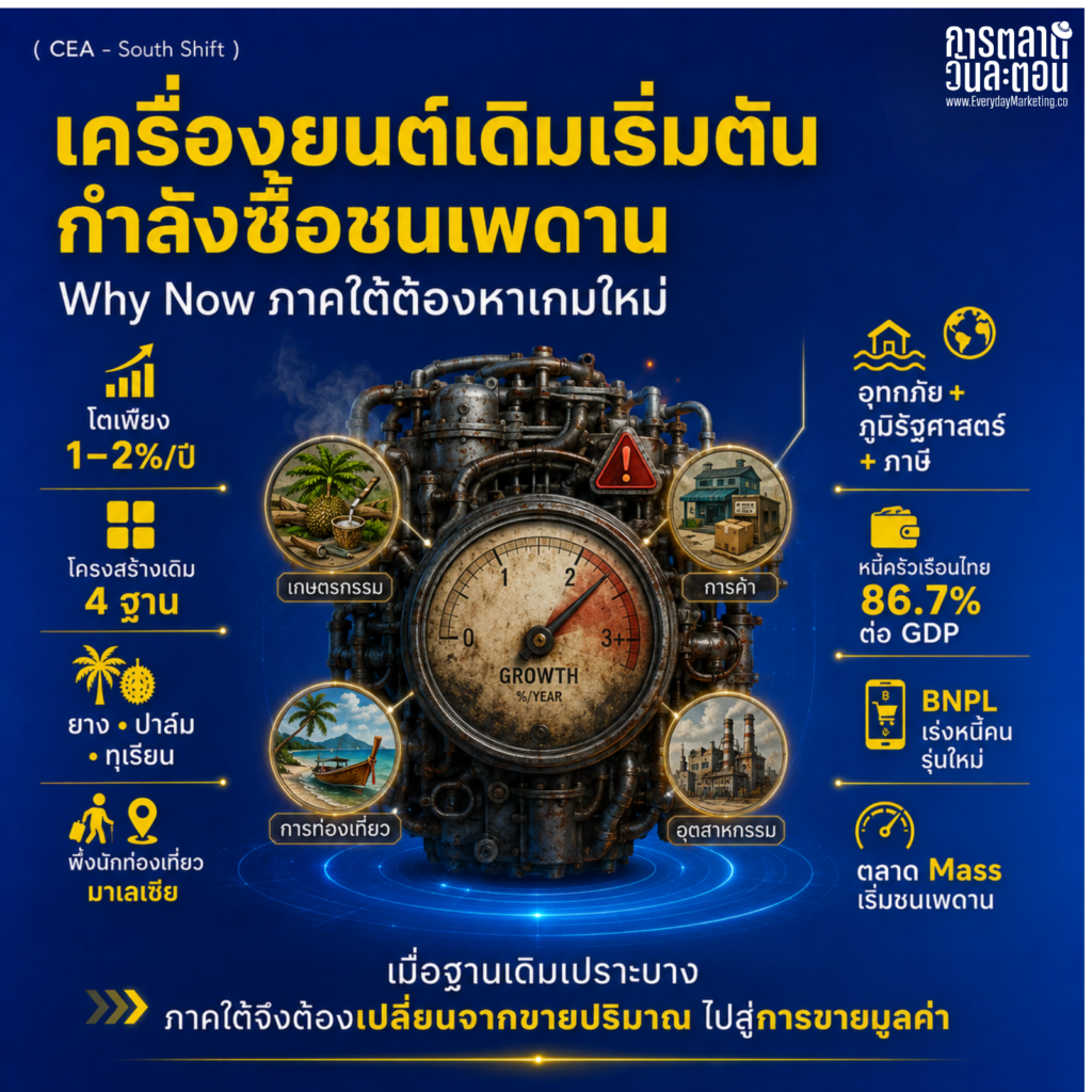 โอกาสธุรกิจภาคใต้เปิดกว้างด้วย 5 เครื่องยนต์ใหม่จากแบงก์ชาติ Wellness Tourism, Future Food, ESG Retail พร้อมเคสสงขลาเพิ่มมูลค่าสินค้าท้องถิ่น 5-6 เท่า