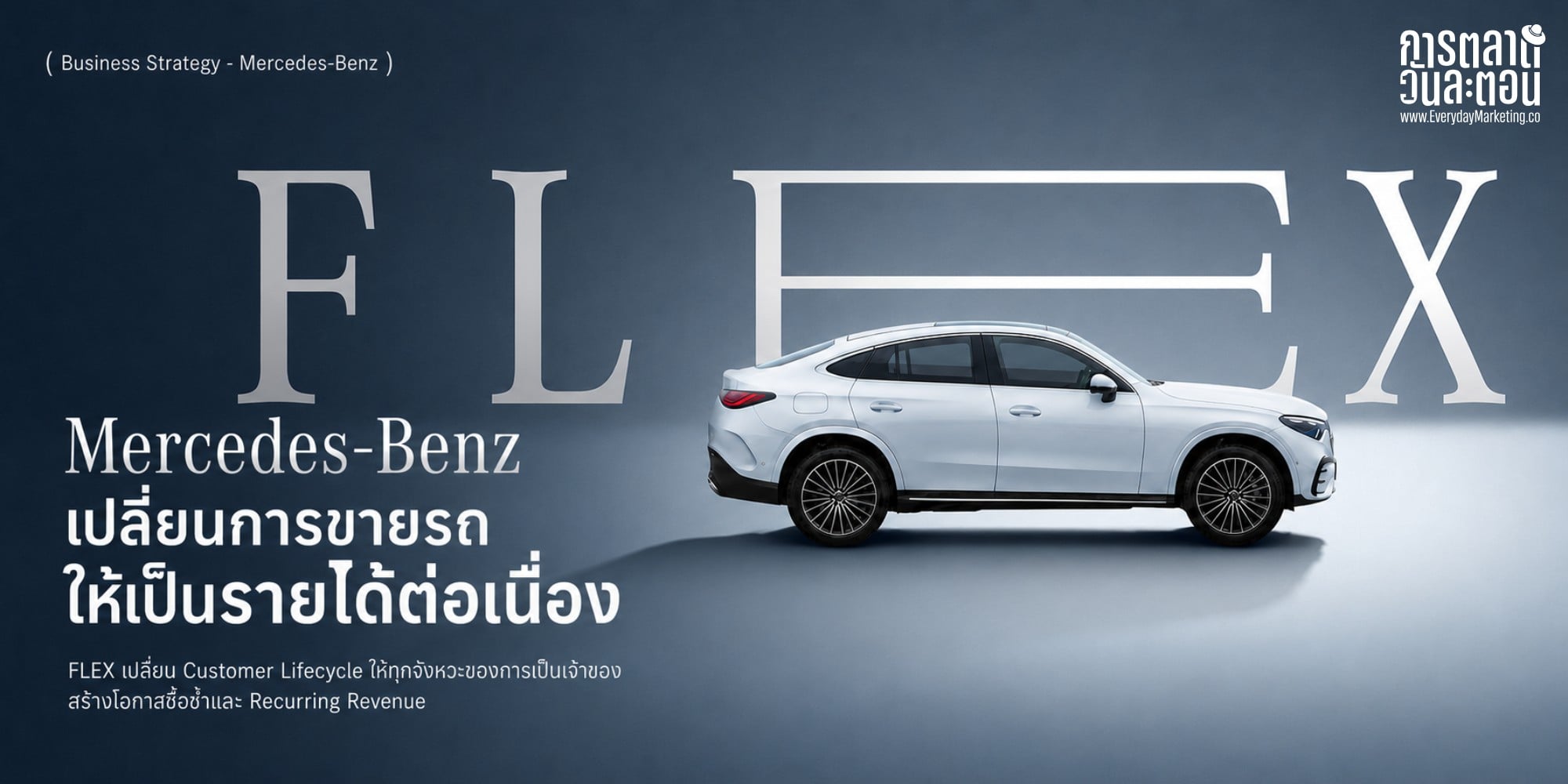 Solutions Provider คืออะไร ถอดเคส FLEX Mobility Campaign 3 เฟส Pre-FLEX We-FLEX Re-FLEX เมื่อ BEV ไทยโต 130% และกำไร Aftermarket เกิน 50% ของผู้ผลิต
