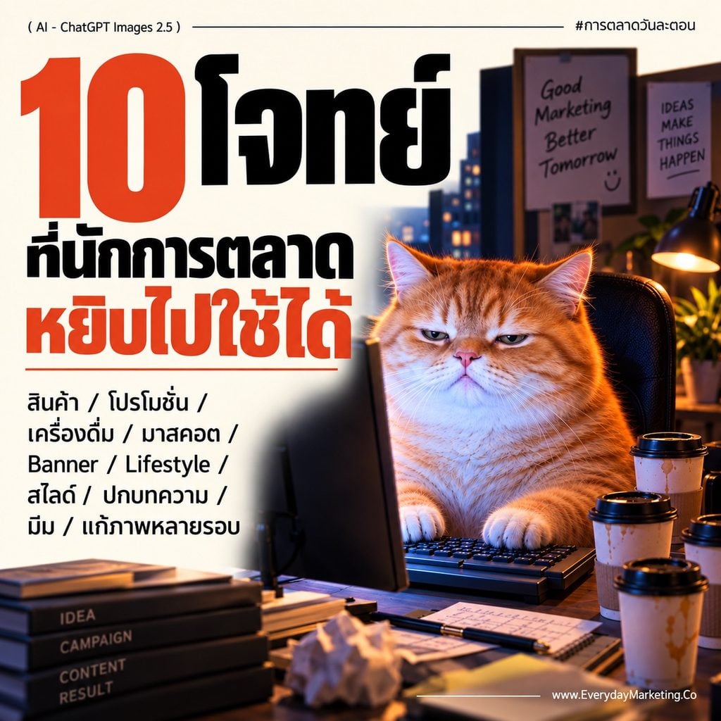 Prompt ChatGPT Images 2.5 เหมือนหรือต่างจาก Image 2.0 สรุปจุดเปลี่ยนของวิธีสั่งงาน แนวทาง 5 ข้อ พร้อม 10 ตัวอย่าง Prompt เทียบเก่า-ใหม่ให้ Copy ไปใช้ได้ทันที